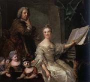 Jjean-Marc nattier The Artist and his Family oil painting picture wholesale
